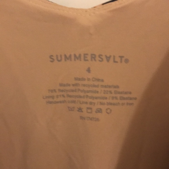 Summersalt “The Marina” One Piece in Leopard Print - Picture 3 of 4